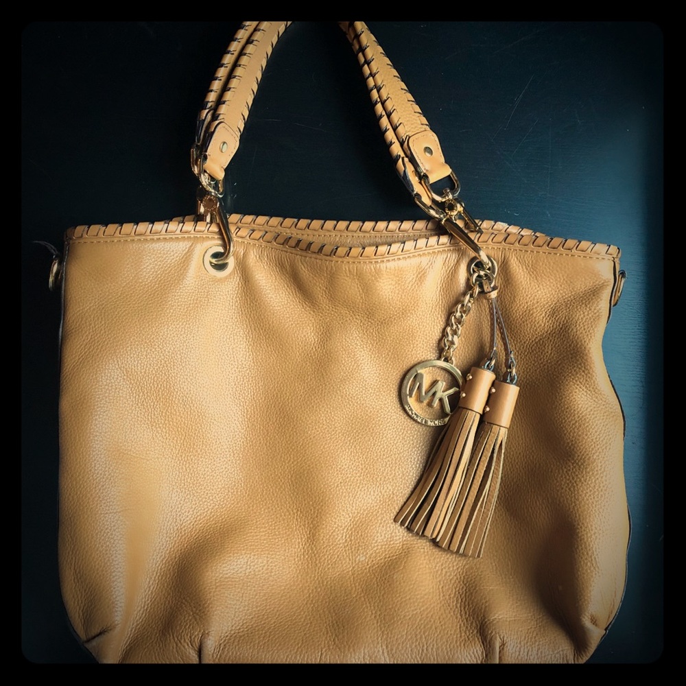 Michael Kors mustard yellow purse